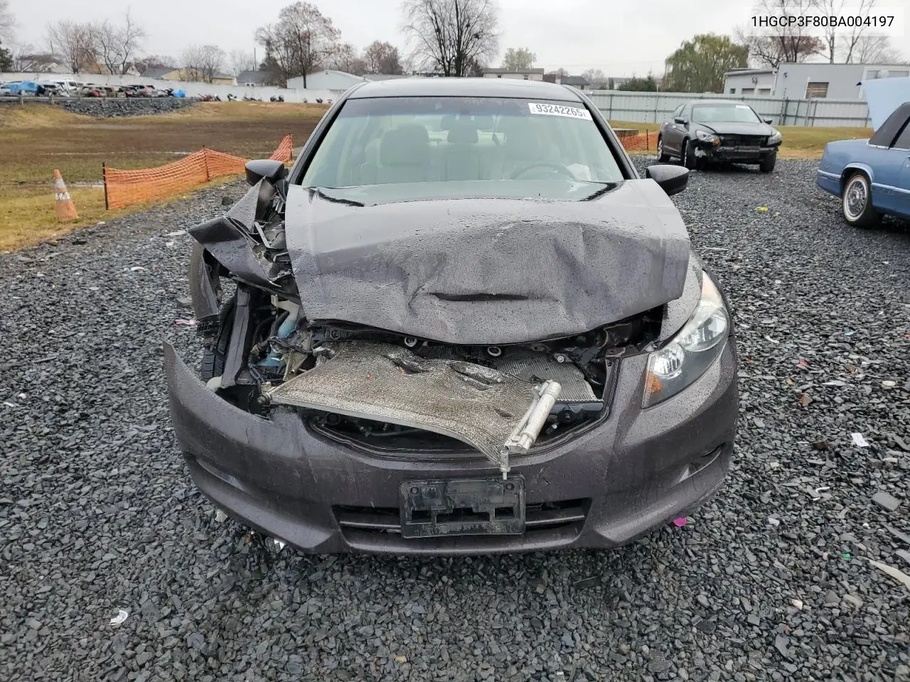 1HGCP3F80BA004197 2011 Honda Accord Exl