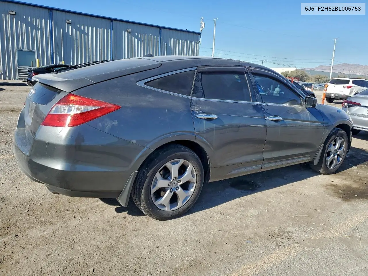 5J6TF2H52BL005753 2011 Honda Accord Crosstour Exl