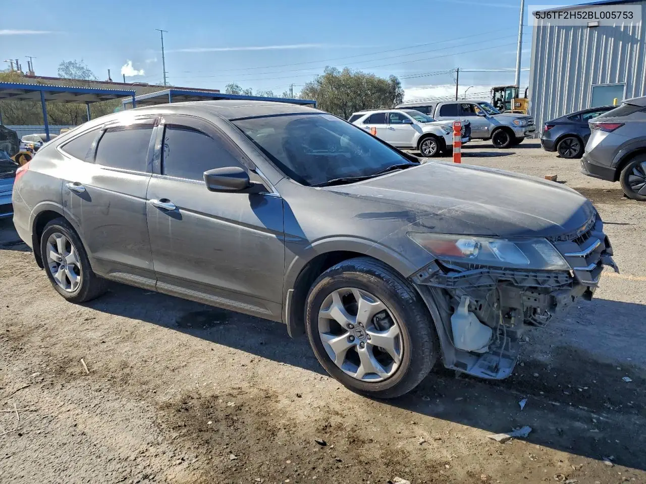 5J6TF2H52BL005753 2011 Honda Accord Crosstour Exl