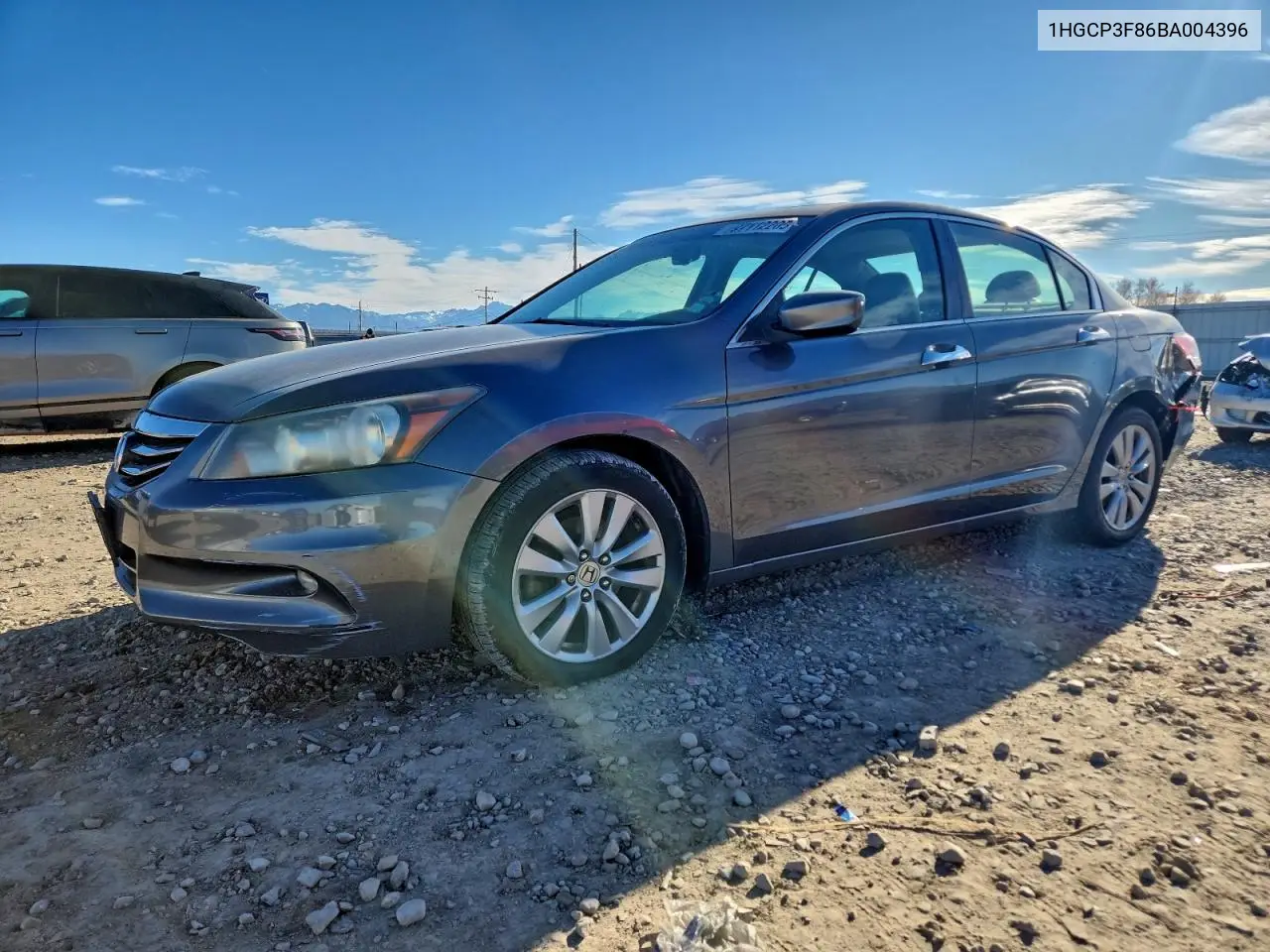 1HGCP3F86BA004396 2011 Honda Accord Exl