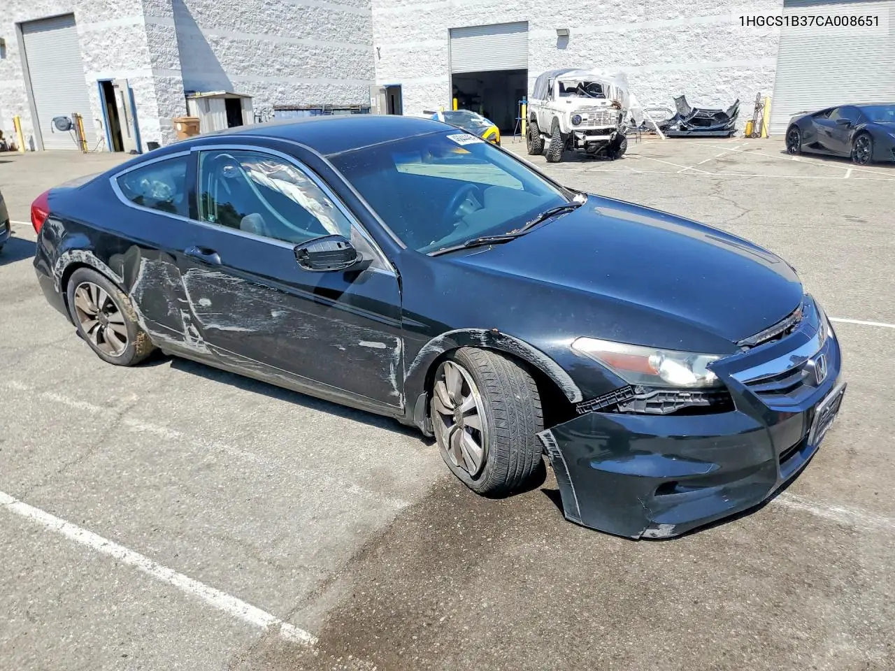 1HGCS1B37CA008651 2012 Honda Accord Lx