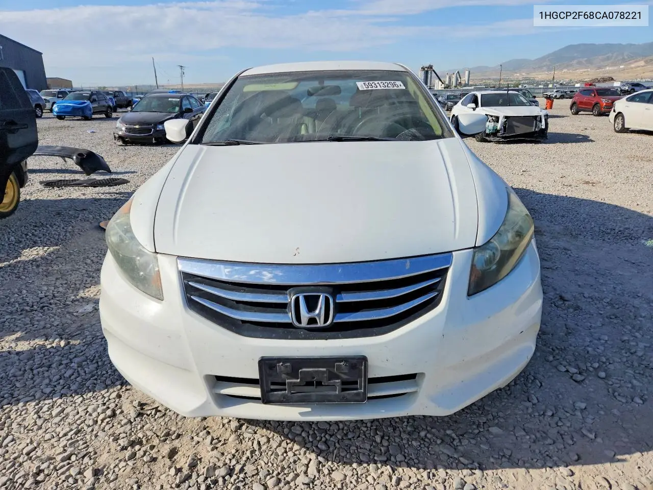 2012 Honda Accord Se VIN: 1HGCP2F68CA078221 Lot: 59313296