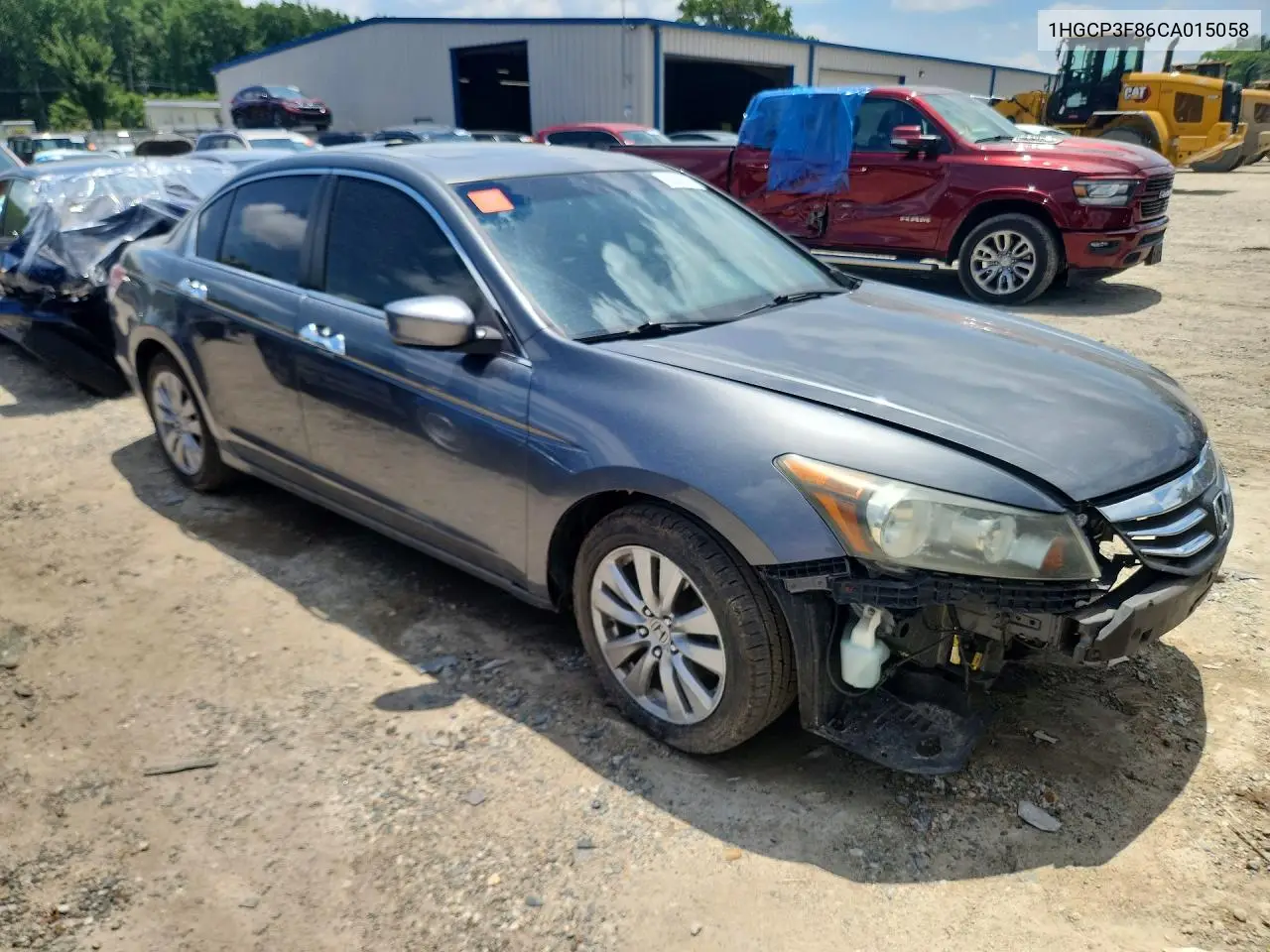 2012 Honda Accord Exl VIN: 1HGCP3F86CA015058 Lot: 60568126
