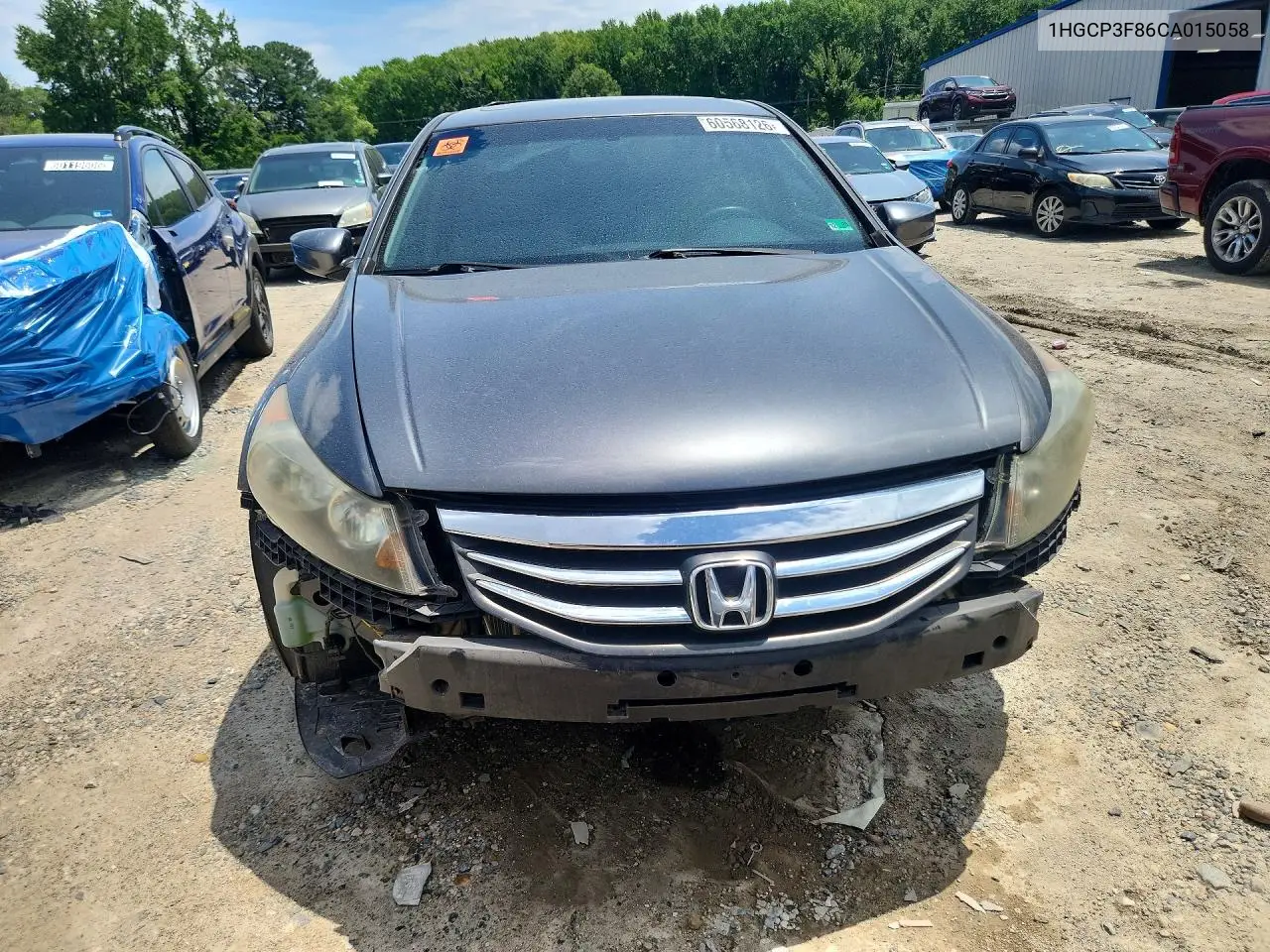 2012 Honda Accord Exl VIN: 1HGCP3F86CA015058 Lot: 60568126