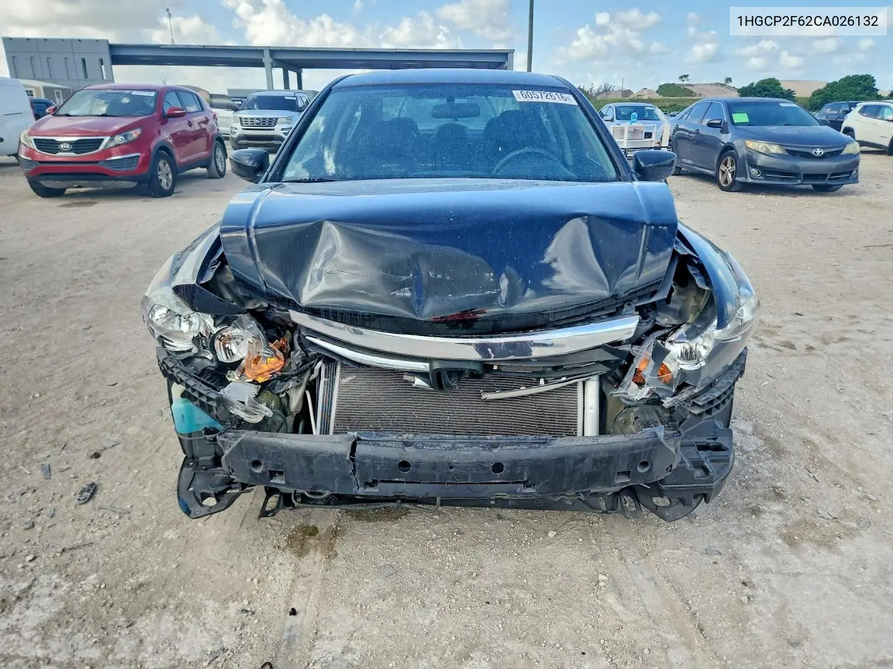 2012 Honda Accord Se VIN: 1HGCP2F62CA026132 Lot: 60572616