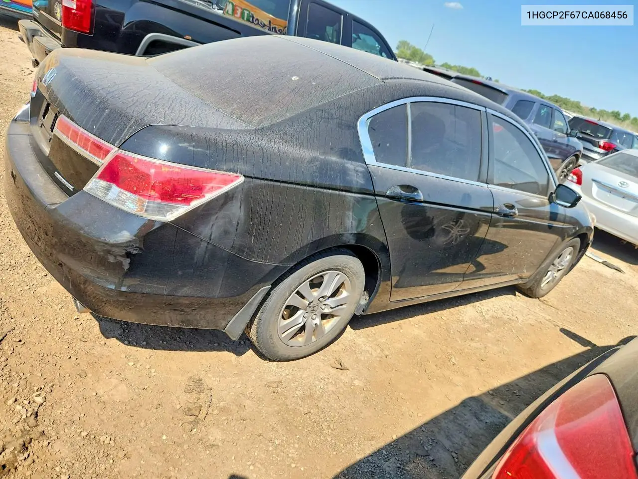 2012 Honda Accord Se VIN: 1HGCP2F67CA068456 Lot: 60754106
