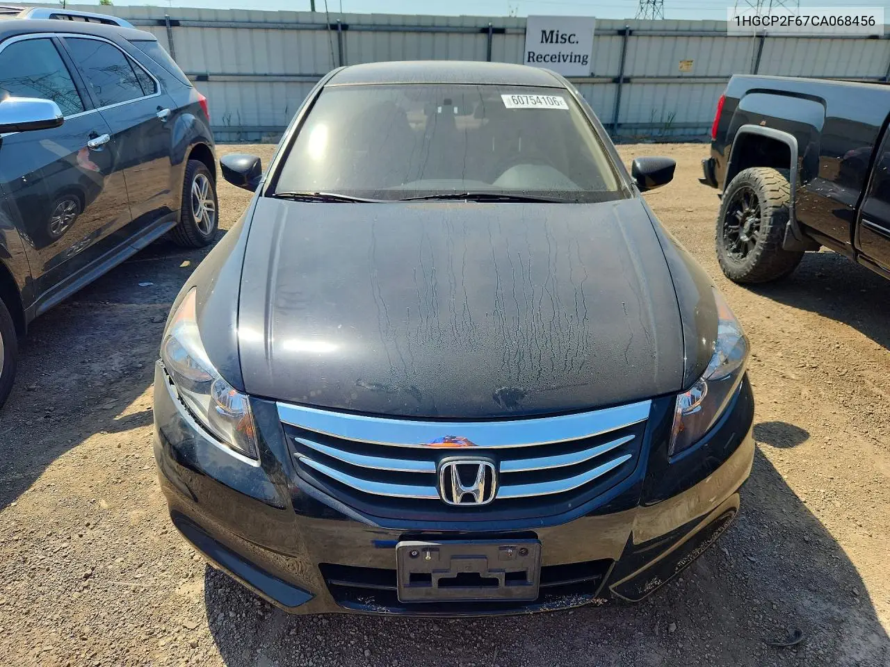 2012 Honda Accord Se VIN: 1HGCP2F67CA068456 Lot: 60754106