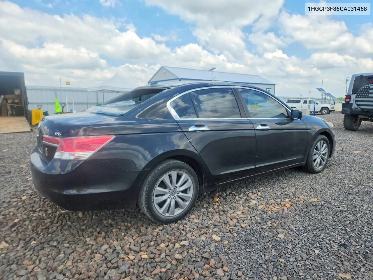 2012 Honda Accord Exl VIN: 1HGCP3F86CA031468 Lot: 60819706
