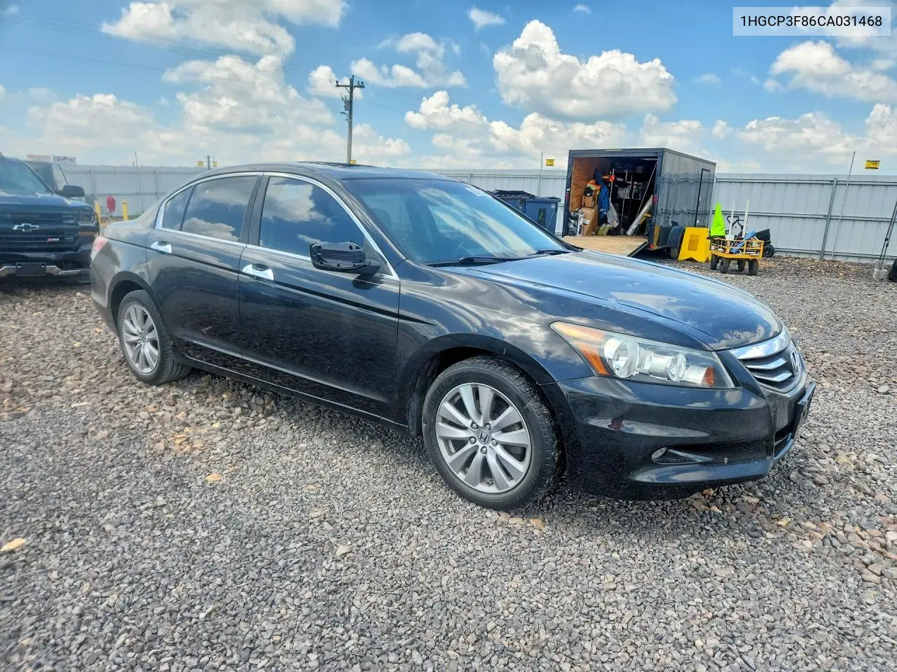 2012 Honda Accord Exl VIN: 1HGCP3F86CA031468 Lot: 60819706