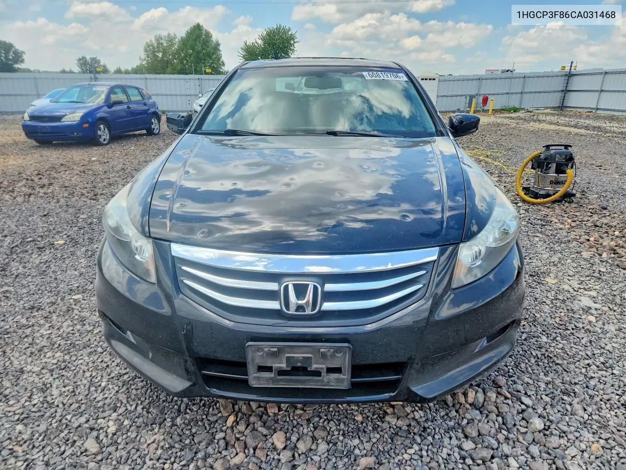 2012 Honda Accord Exl VIN: 1HGCP3F86CA031468 Lot: 60819706