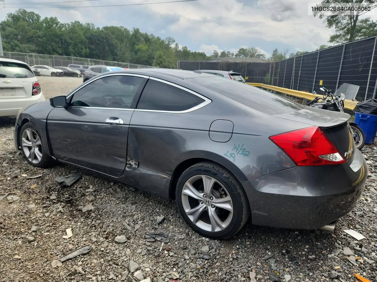 2012 Honda Accord Exl VIN: 1HGCS2B84CA005062 Lot: 61611946