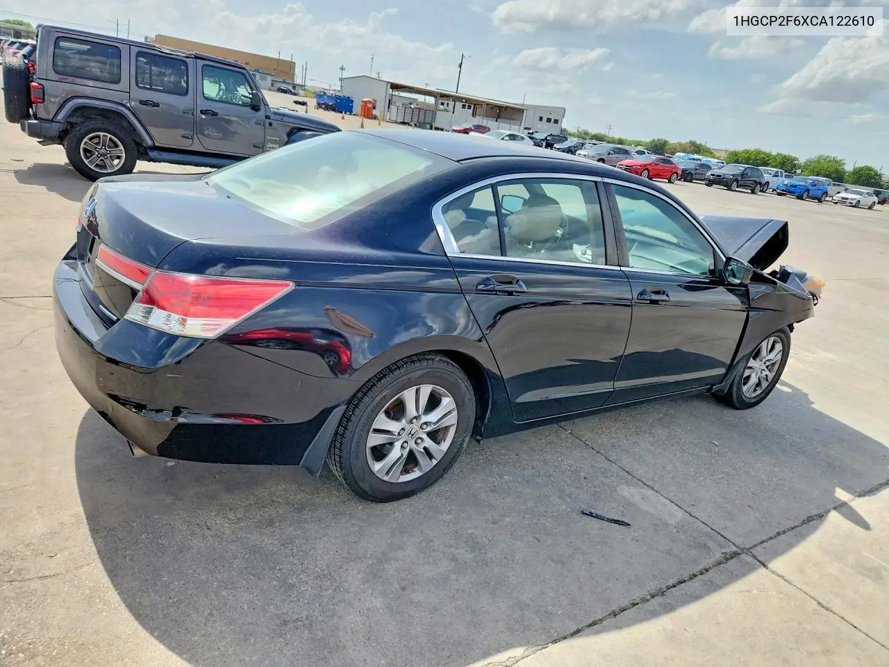 2012 Honda Accord Se VIN: 1HGCP2F6XCA122610 Lot: 61680696
