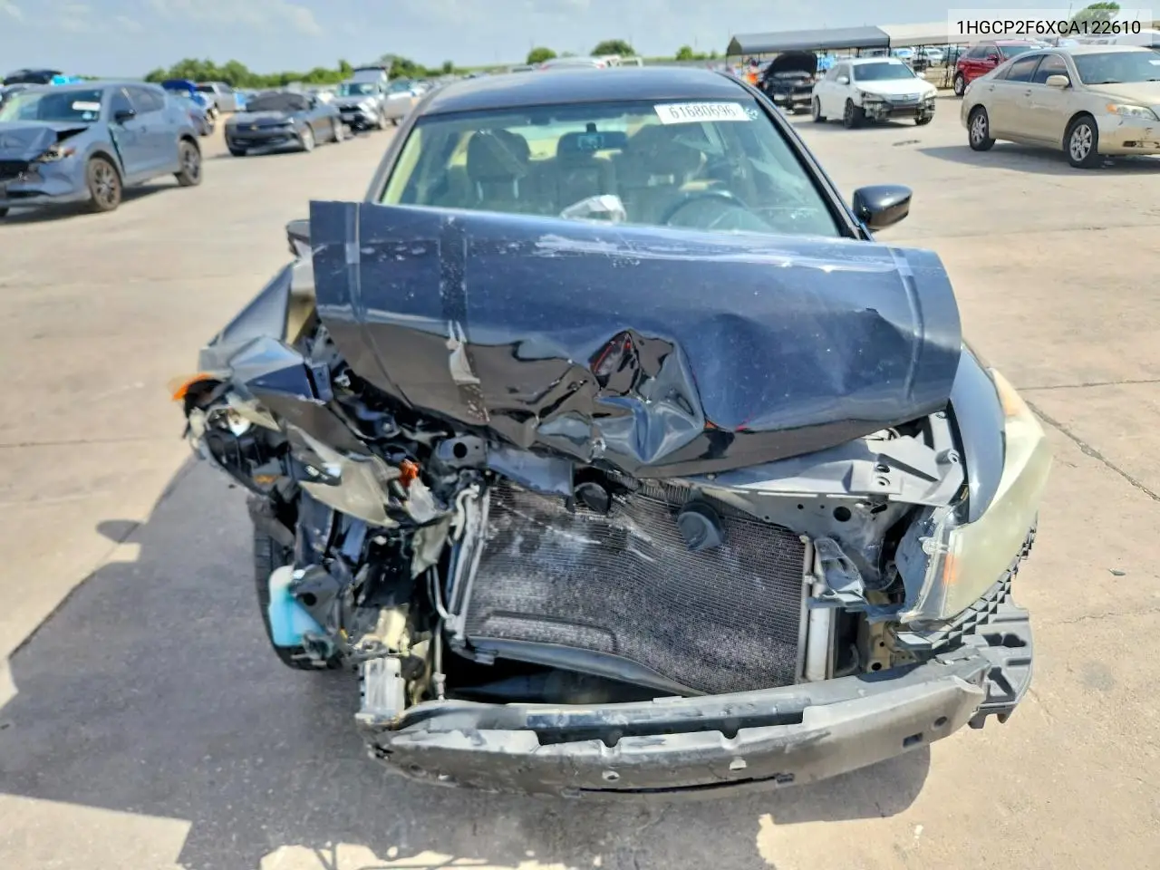 2012 Honda Accord Se VIN: 1HGCP2F6XCA122610 Lot: 61680696