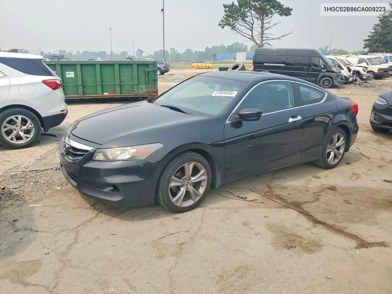 2012 Honda Accord Exl VIN: 1HGCS2B86CA008223 Lot: 61809456