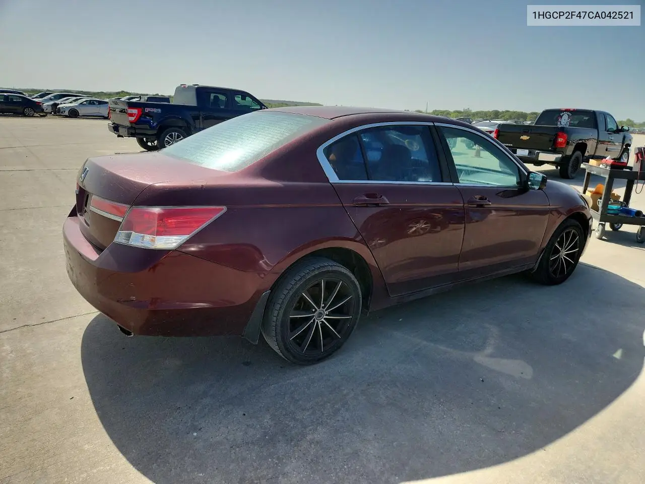 2012 Honda Accord Lxp VIN: 1HGCP2F47CA042521 Lot: 61810786