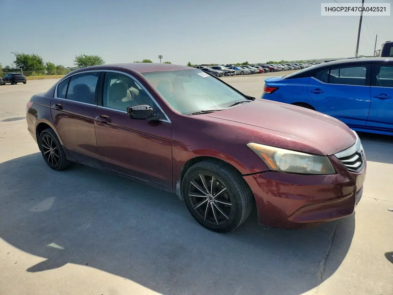 2012 Honda Accord Lxp VIN: 1HGCP2F47CA042521 Lot: 61810786