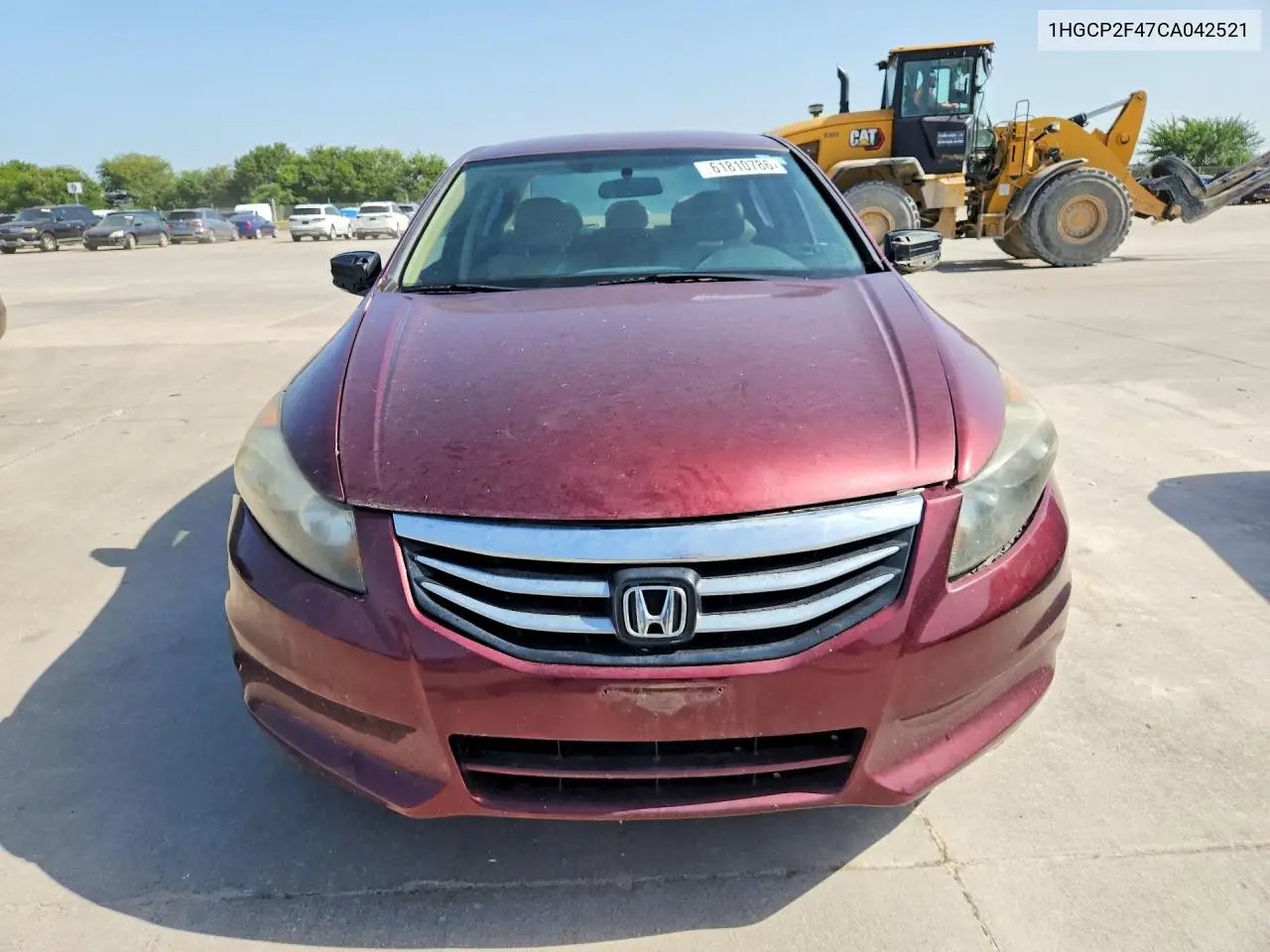 2012 Honda Accord Lxp VIN: 1HGCP2F47CA042521 Lot: 61810786