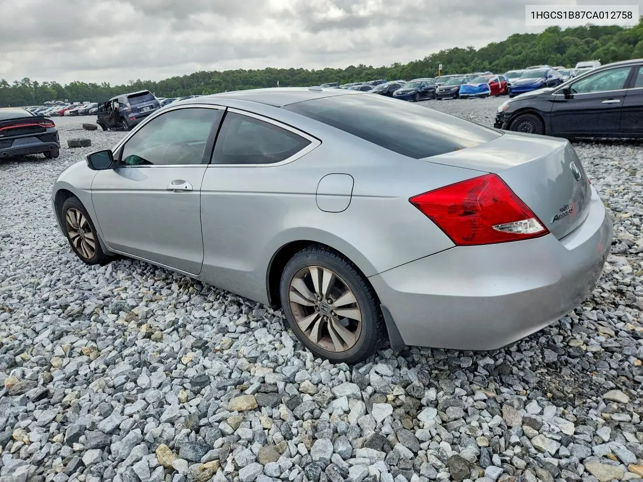 2012 Honda Accord Exl VIN: 1HGCS1B87CA012758 Lot: 62216086