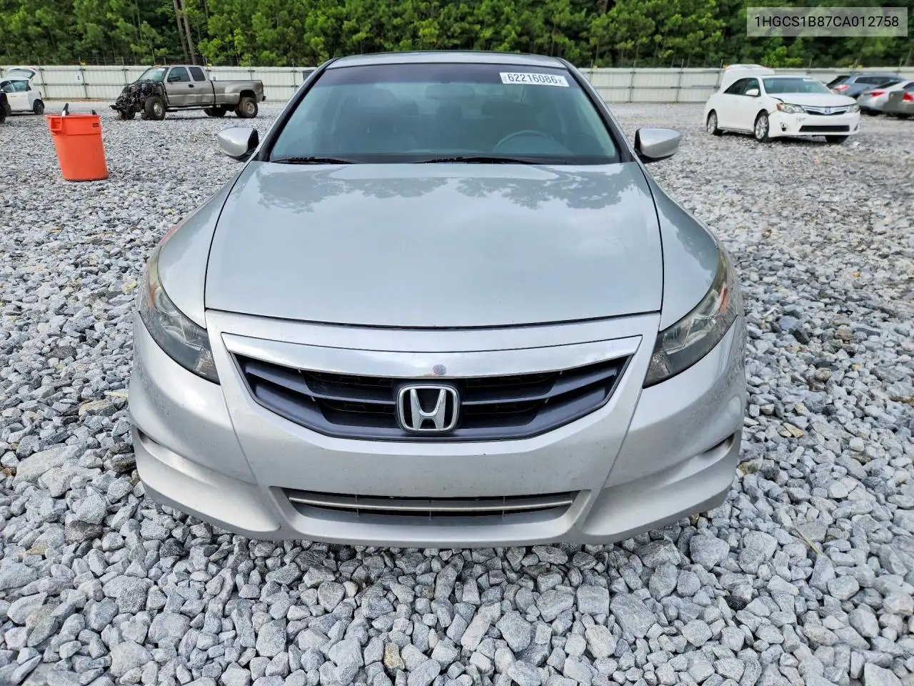 2012 Honda Accord Exl VIN: 1HGCS1B87CA012758 Lot: 62216086