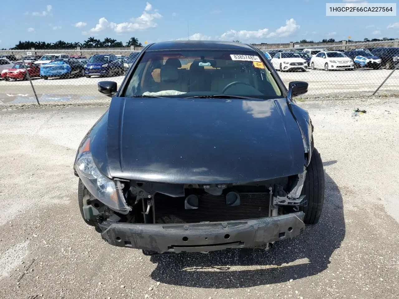 1HGCP2F66CA227564 2012 Honda Accord