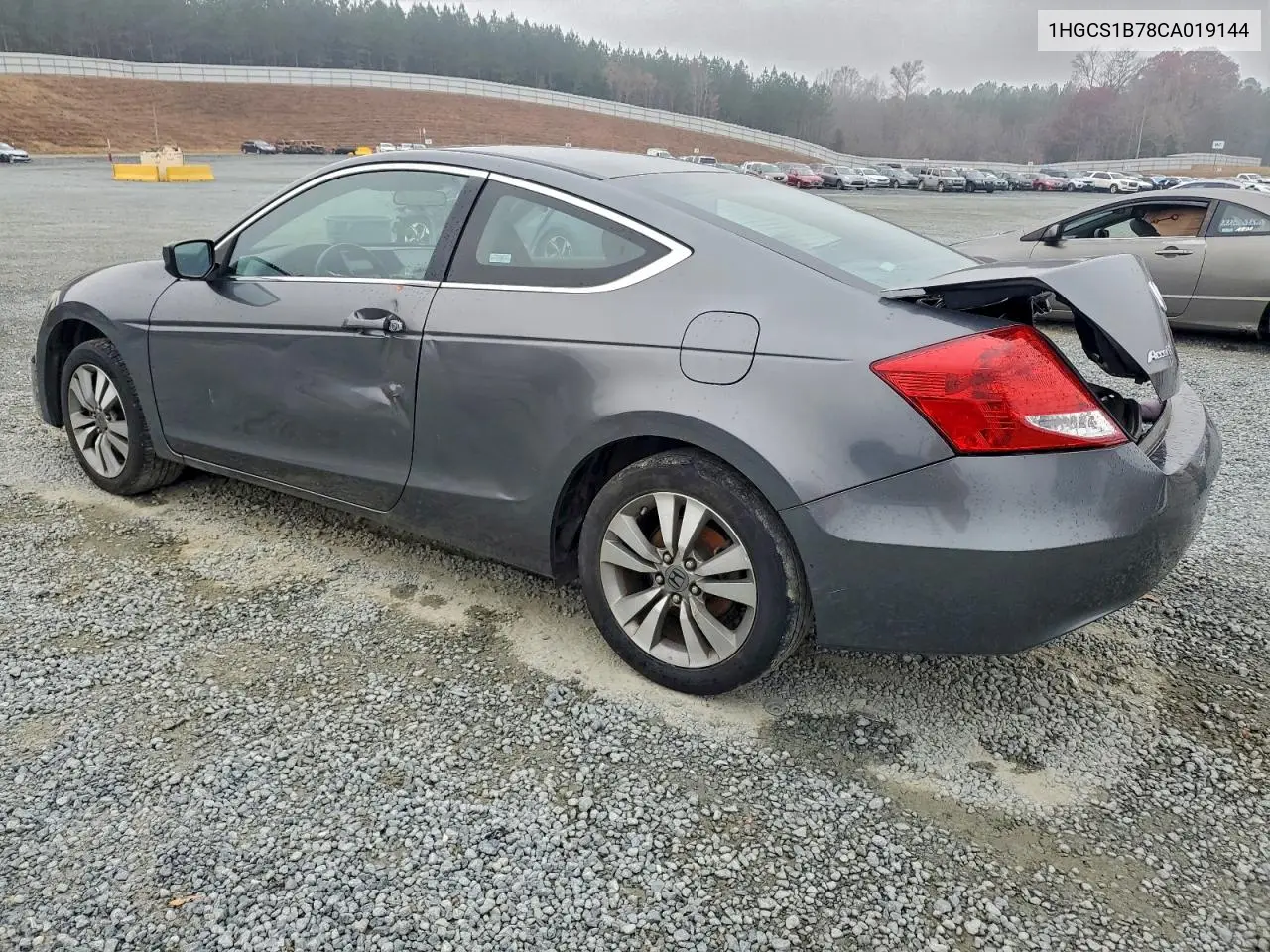 1HGCS1B78CA019144 2012 Honda Accord Ex