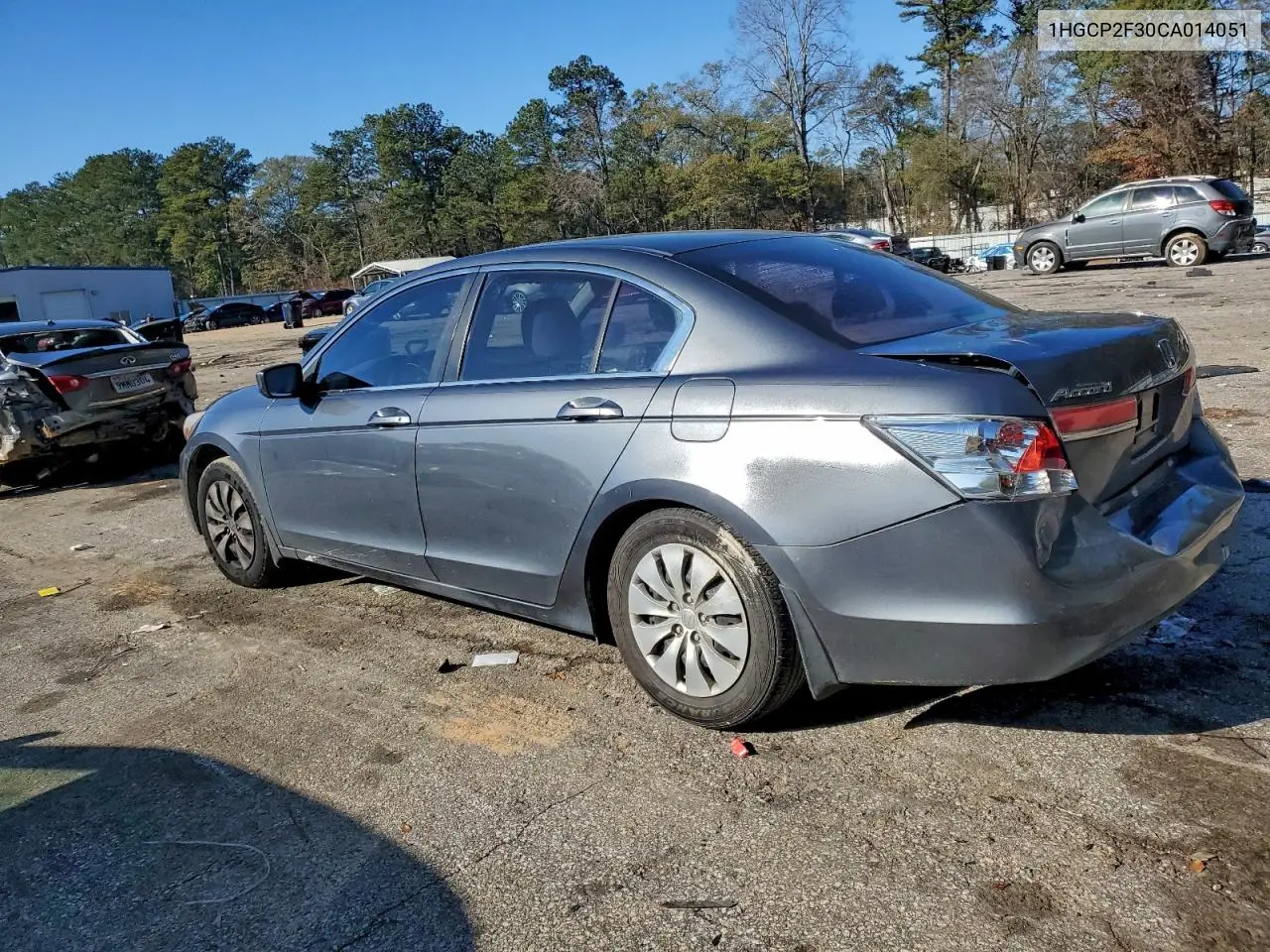 1HGCP2F30CA014051 2012 Honda Accord Lx