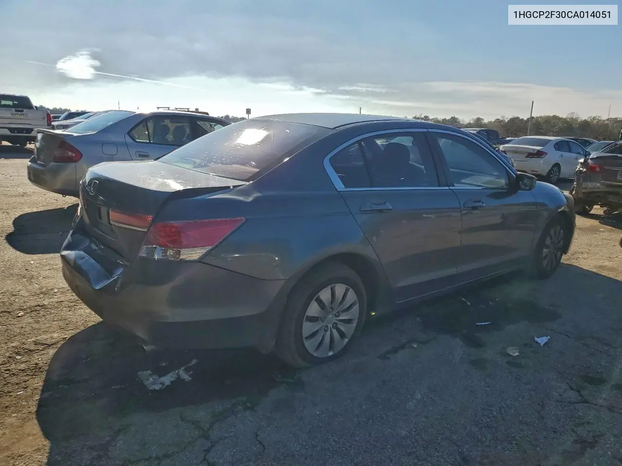 1HGCP2F30CA014051 2012 Honda Accord Lx