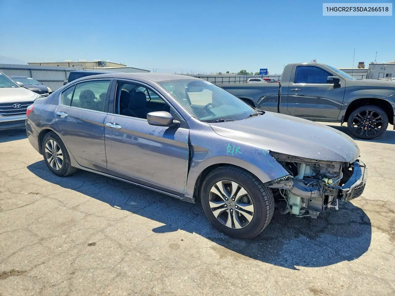 2013 Honda Accord Lx VIN: 1HGCR2F35DA266518 Lot: 58632706