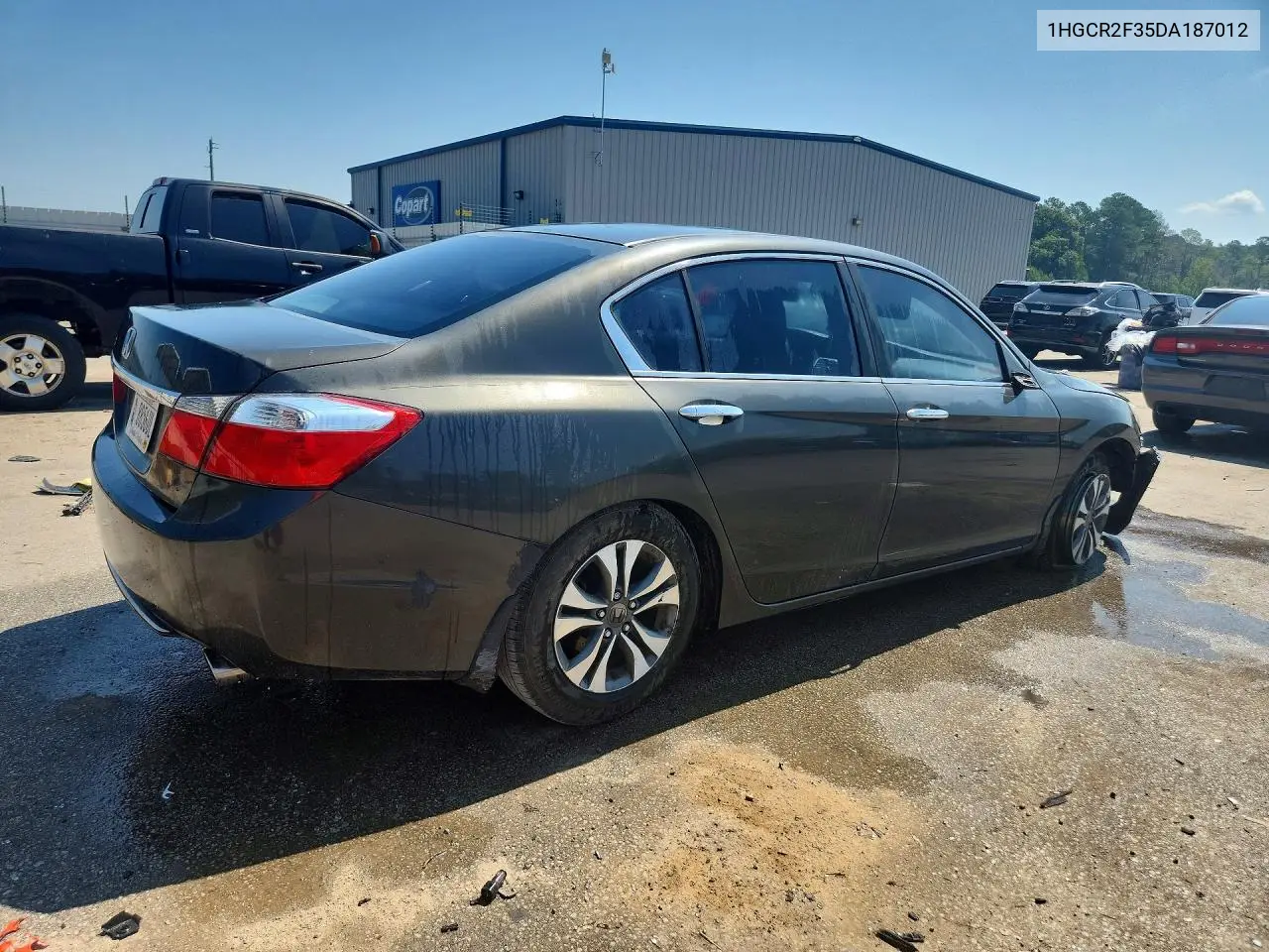 2013 Honda Accord Lx VIN: 1HGCR2F35DA187012 Lot: 60055656