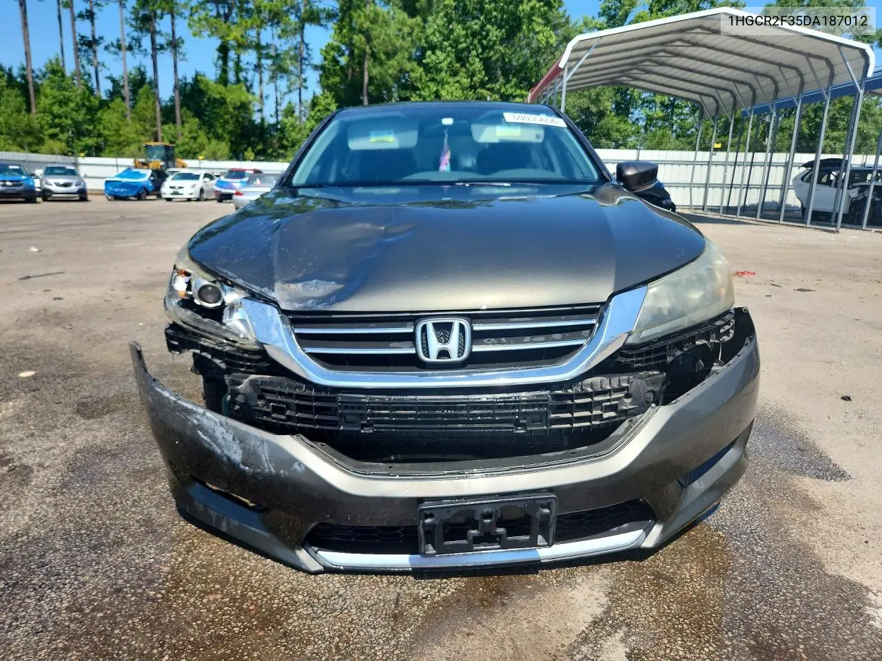 2013 Honda Accord Lx VIN: 1HGCR2F35DA187012 Lot: 60055656