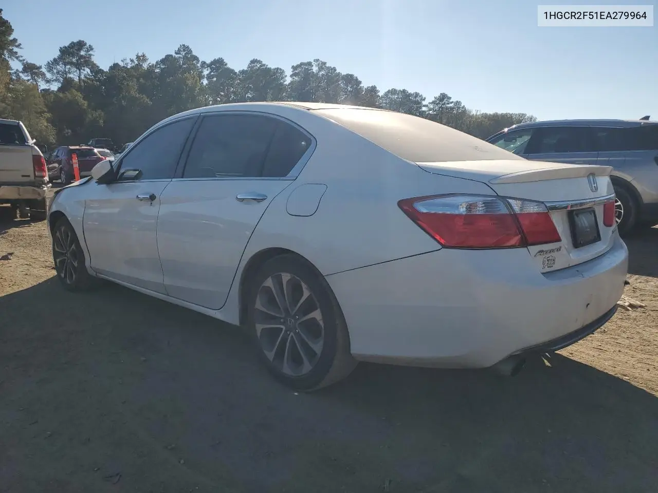 1HGCR2F51EA279964 2014 Honda Accord Sport