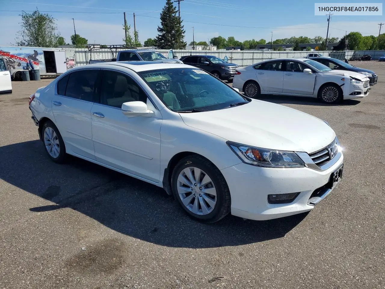 1HGCR3F84EA017856 2014 Honda Accord Exl