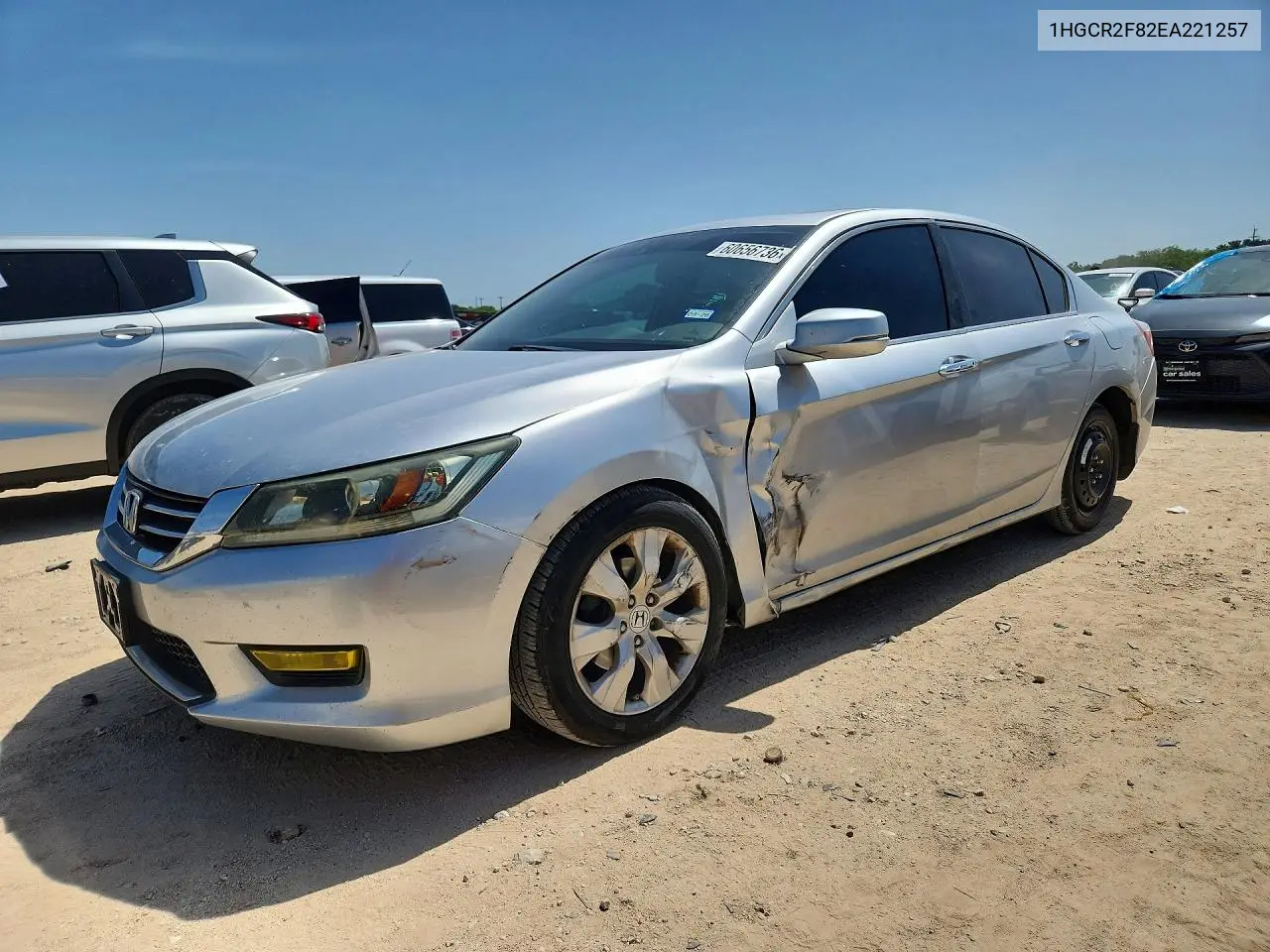 2014 Honda Accord Exl VIN: 1HGCR2F82EA221257 Lot: 60656736