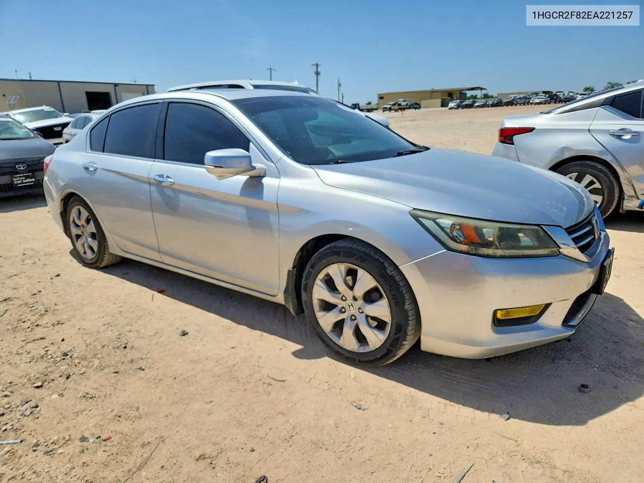 2014 Honda Accord Exl VIN: 1HGCR2F82EA221257 Lot: 60656736