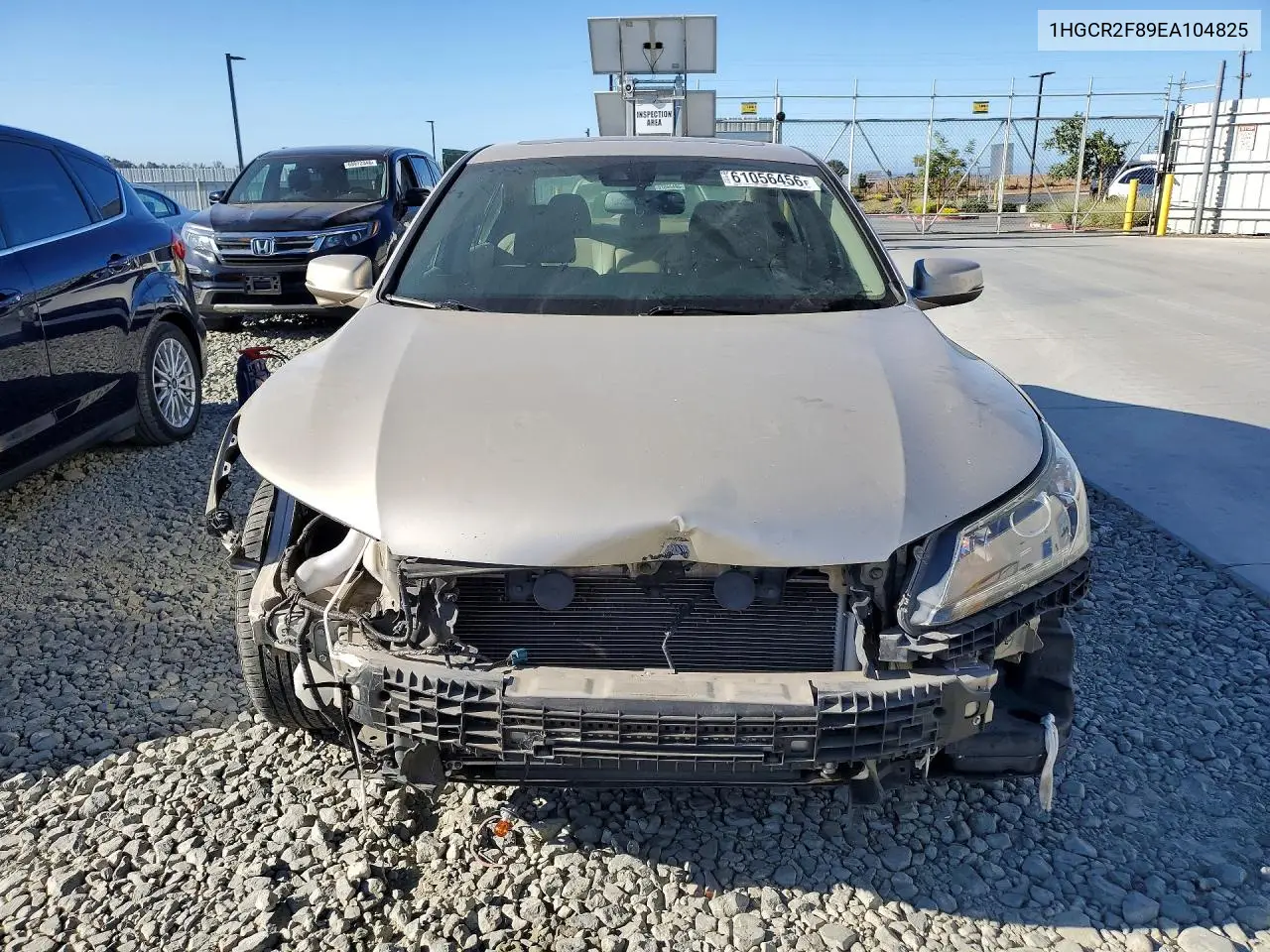 2014 Honda Accord Exl VIN: 1HGCR2F89EA104825 Lot: 61056456