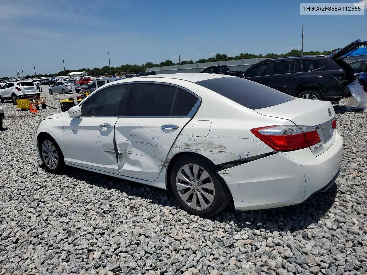 2014 Honda Accord Exl VIN: 1HGCR2F85EA112565 Lot: 61318306