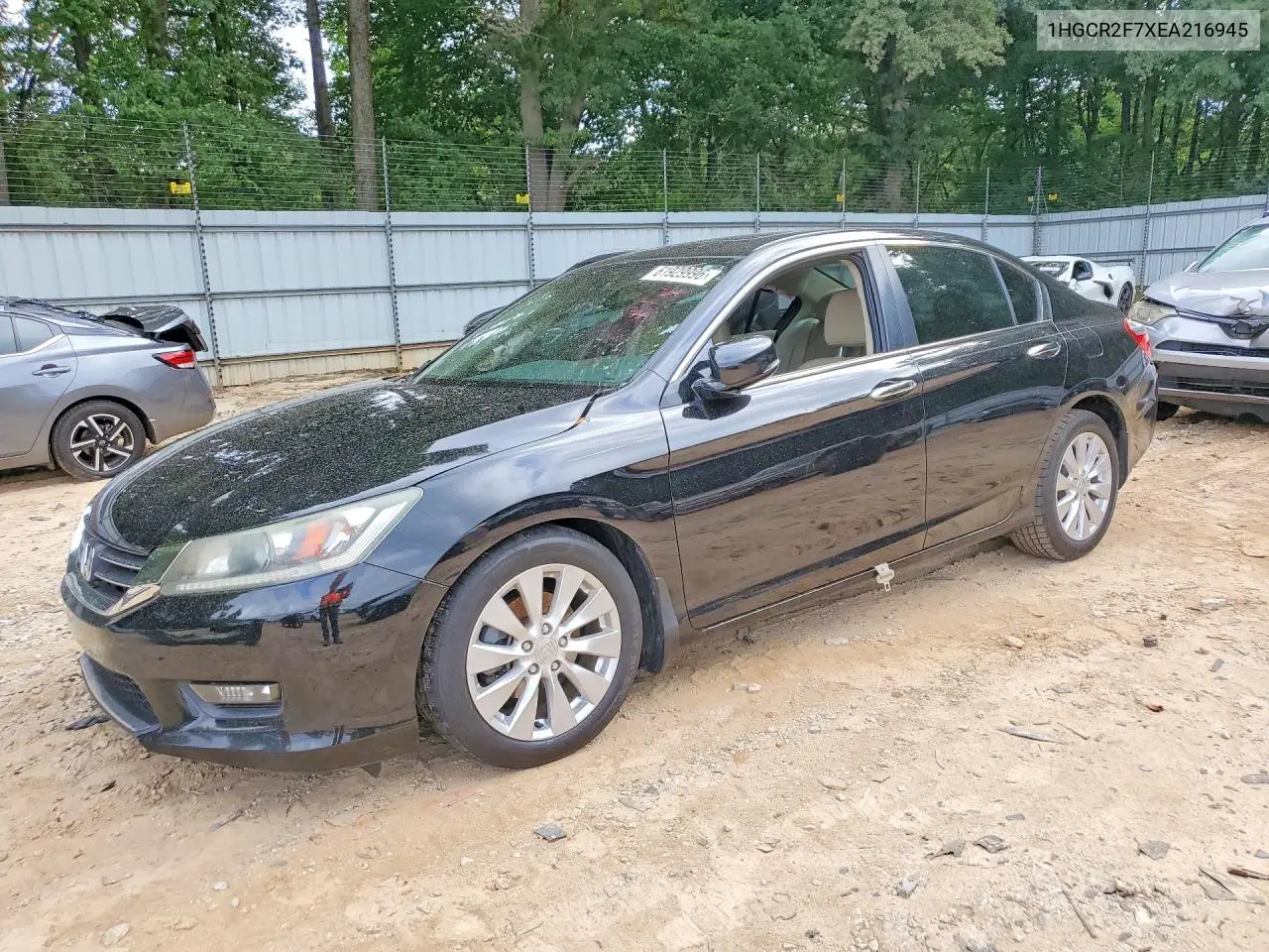 2014 Honda Accord Ex VIN: 1HGCR2F7XEA216945 Lot: 61929996
