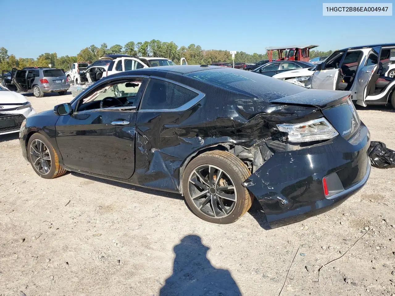 1HGCT2B86EA004947 2014 Honda Accord Exl