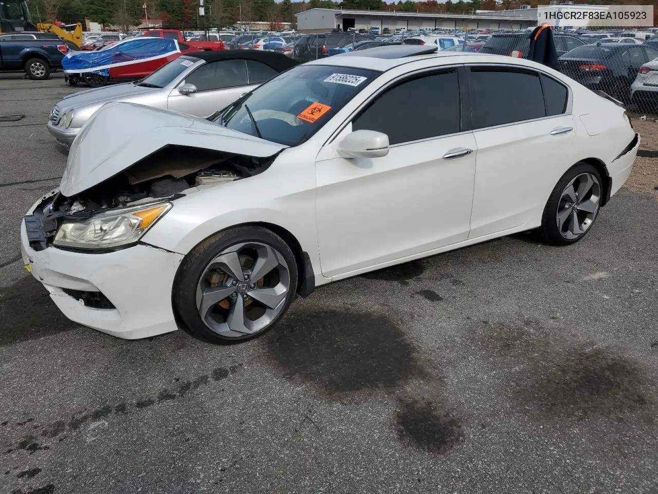 1HGCR2F83EA105923 2014 Honda Accord Exl
