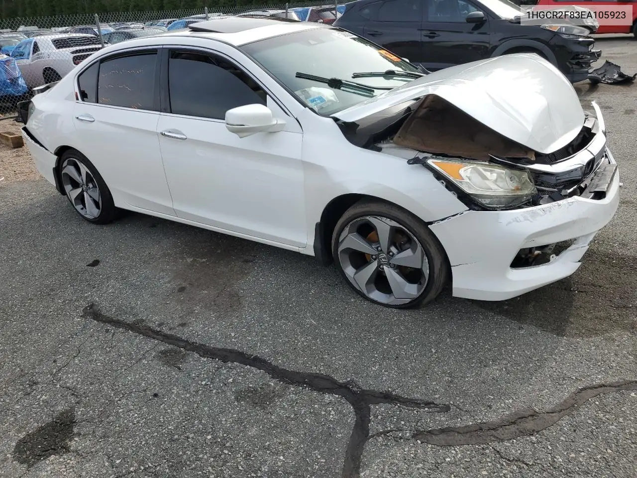 1HGCR2F83EA105923 2014 Honda Accord Exl