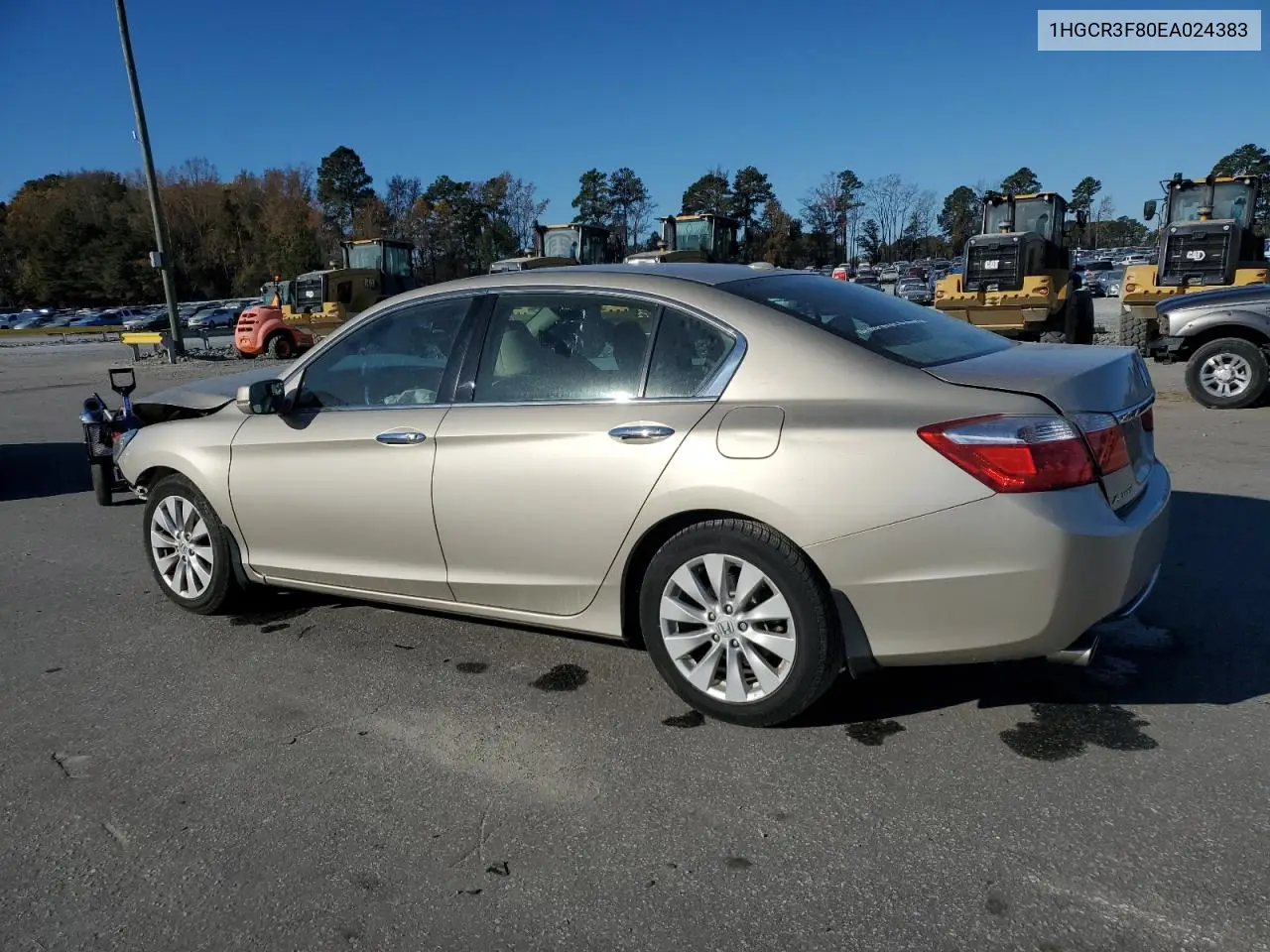 1HGCR3F80EA024383 2014 Honda Accord Exl
