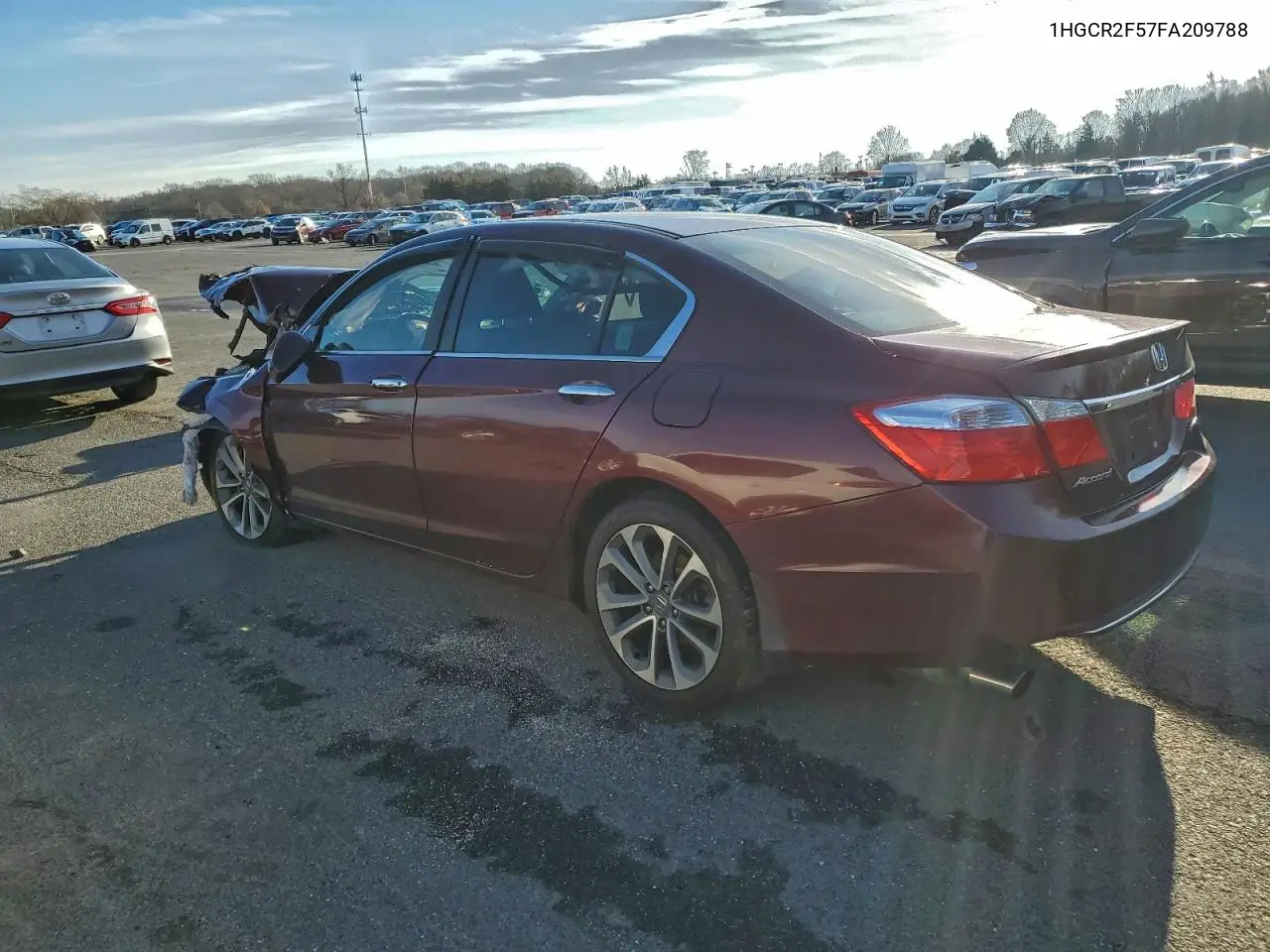 1HGCR2F57FA209788 2015 Honda Accord Sport