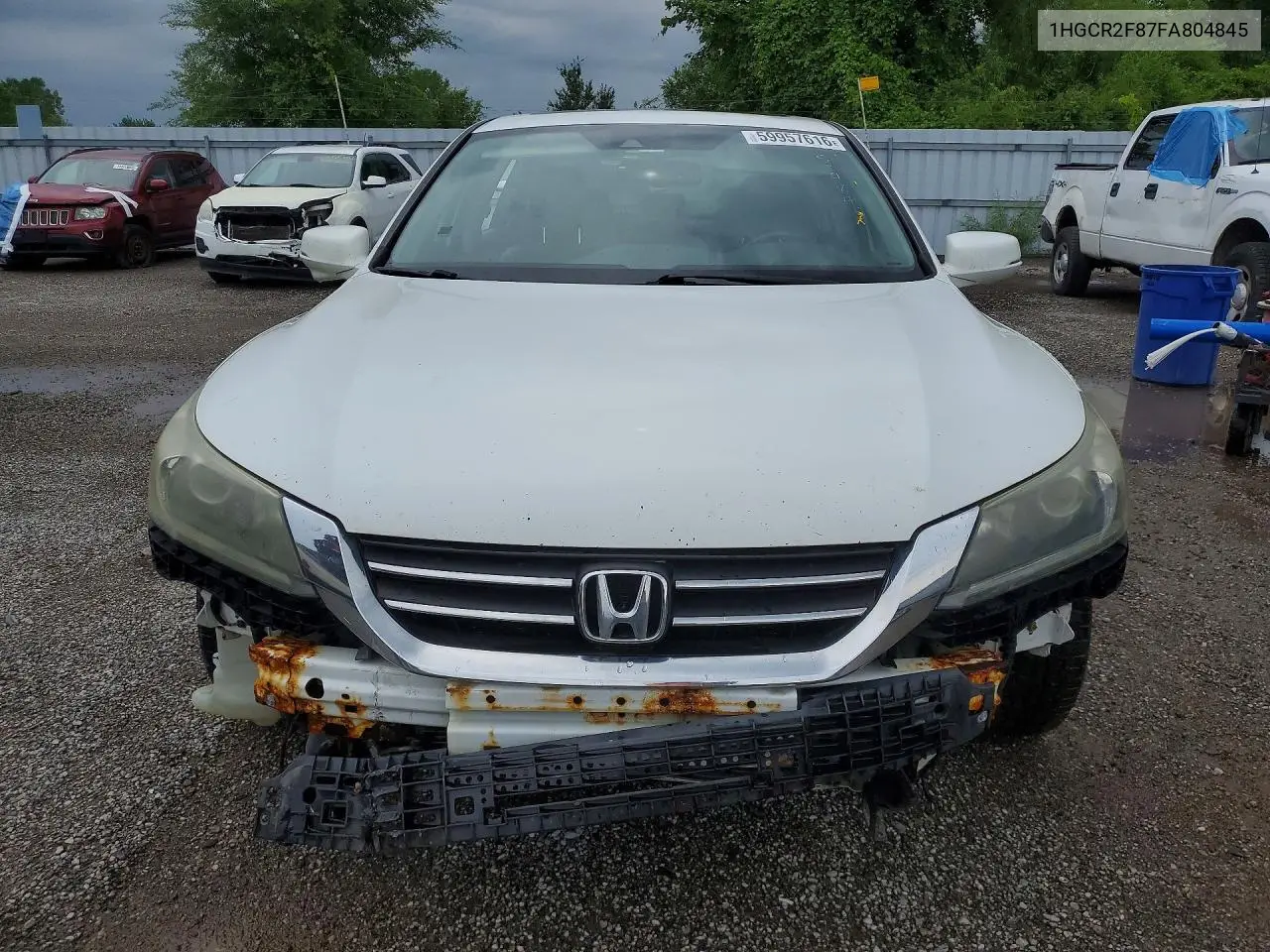 2015 Honda Accord Exl VIN: 1HGCR2F87FA804845 Lot: 59957616