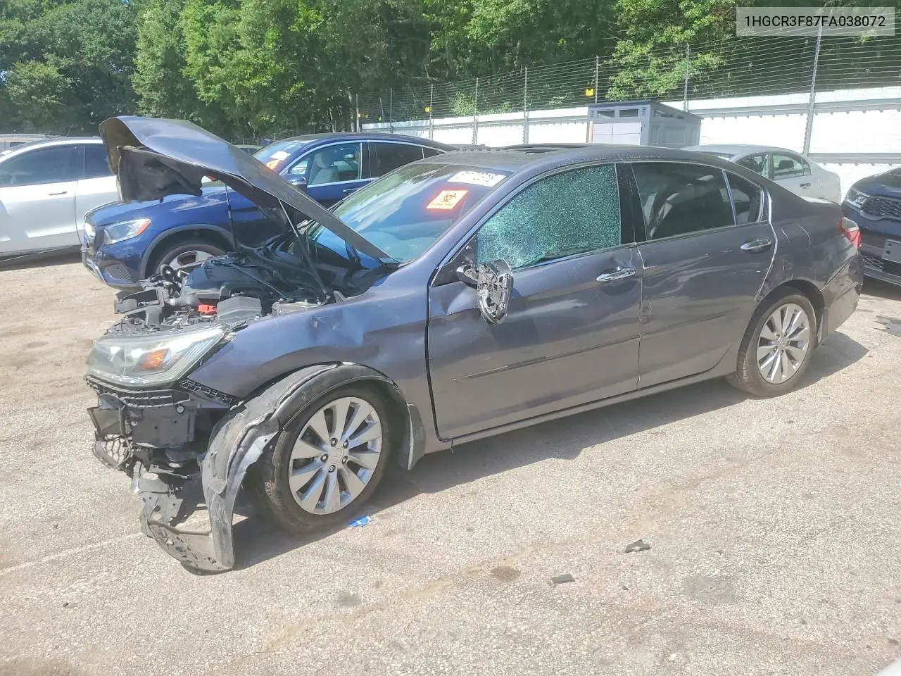 2015 Honda Accord Exl VIN: 1HGCR3F87FA038072 Lot: 61172316