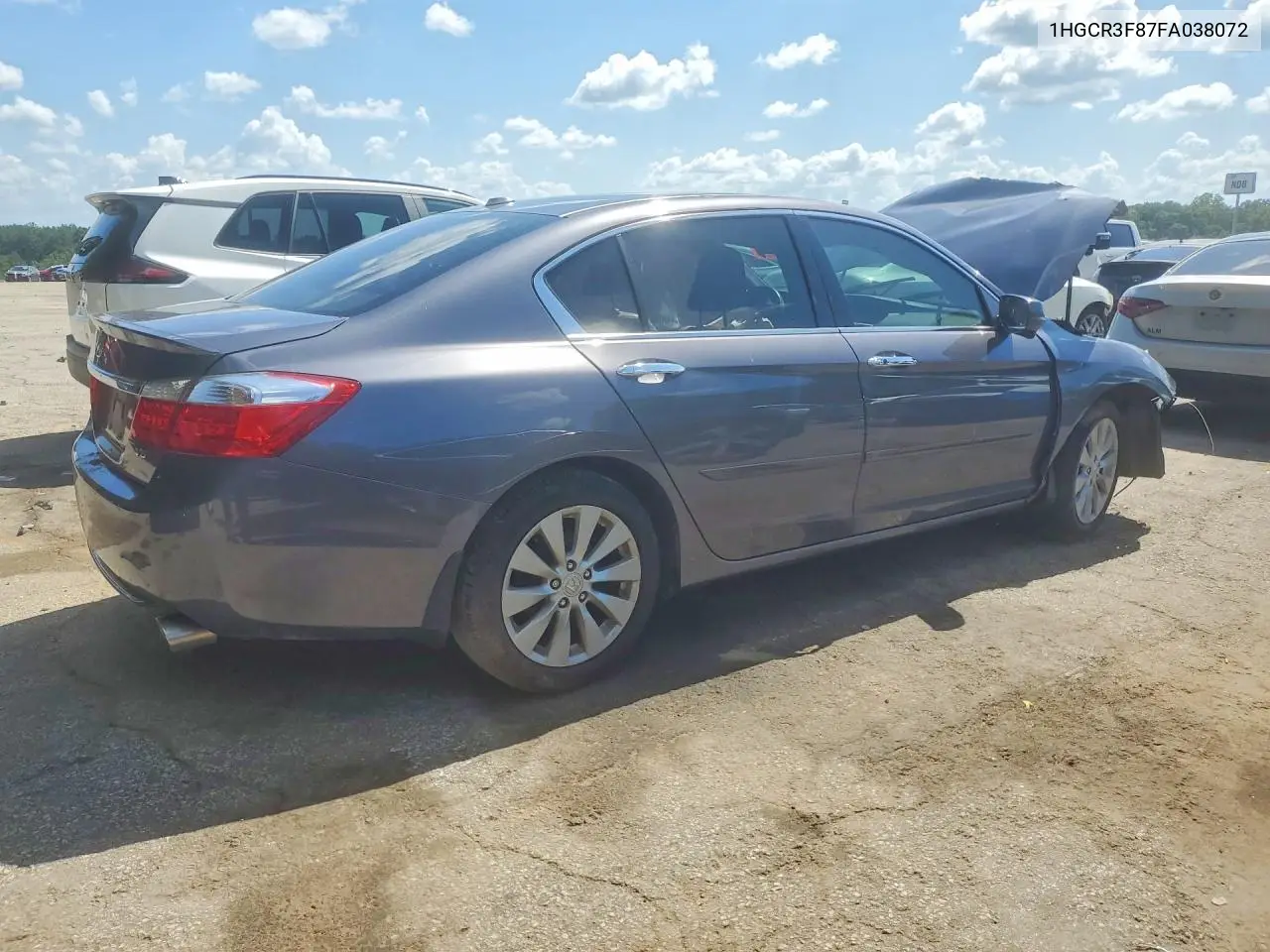 2015 Honda Accord Exl VIN: 1HGCR3F87FA038072 Lot: 61172316