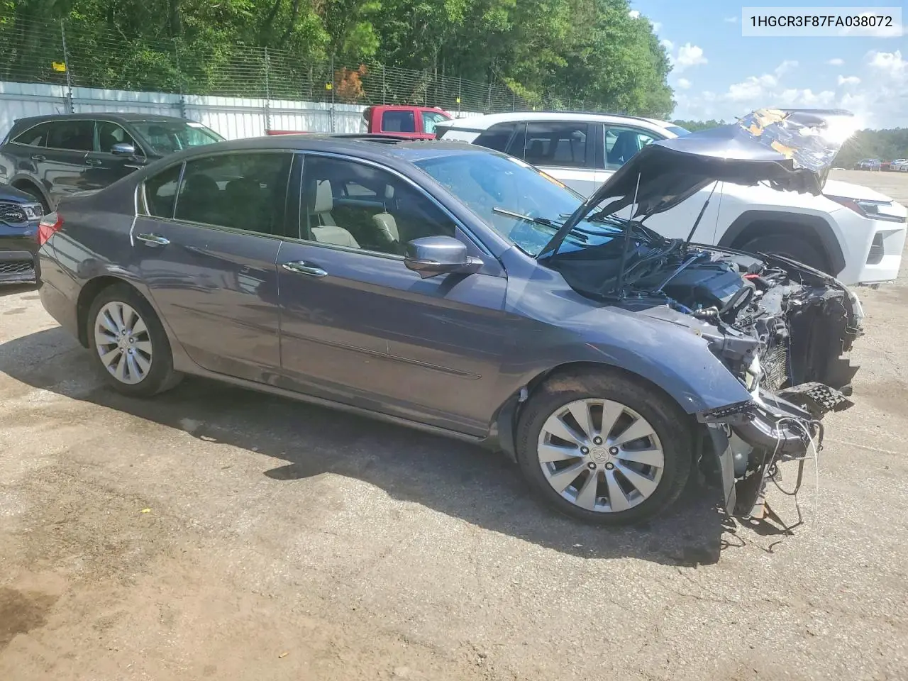 2015 Honda Accord Exl VIN: 1HGCR3F87FA038072 Lot: 61172316