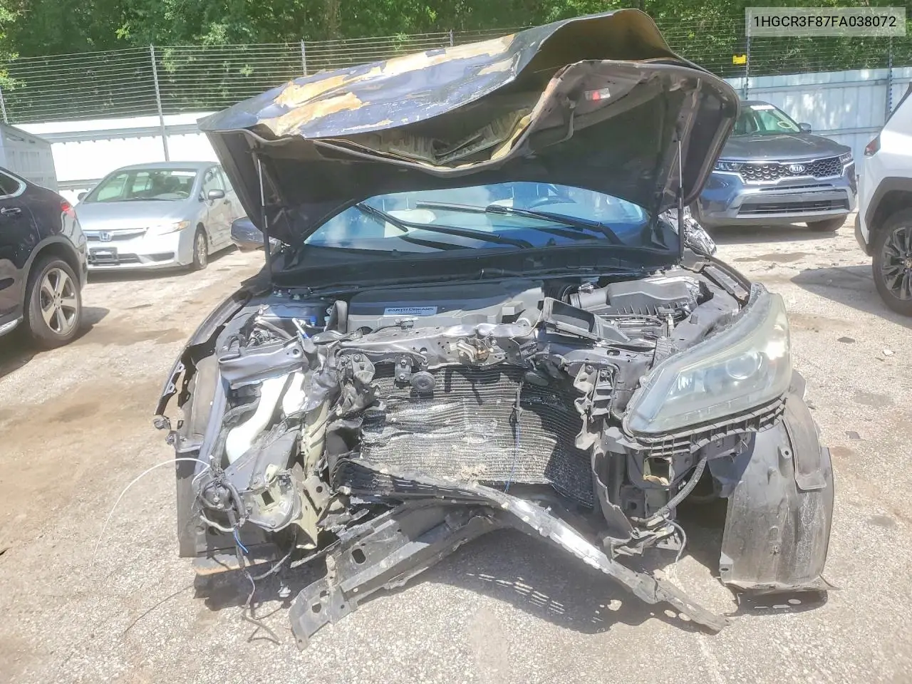 2015 Honda Accord Exl VIN: 1HGCR3F87FA038072 Lot: 61172316