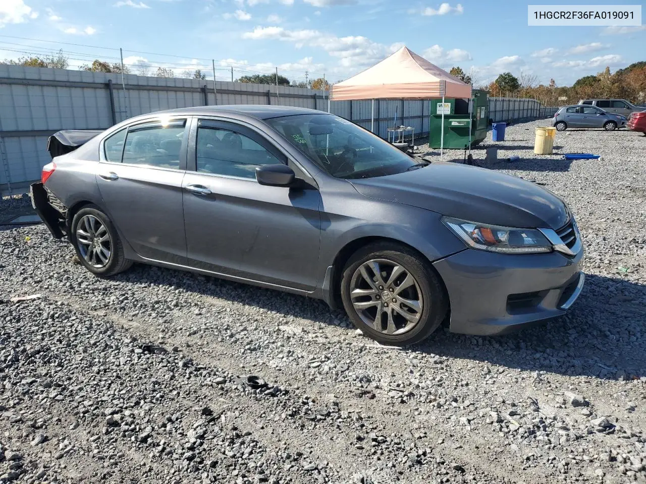 1HGCR2F36FA019091 2015 Honda Accord Lx