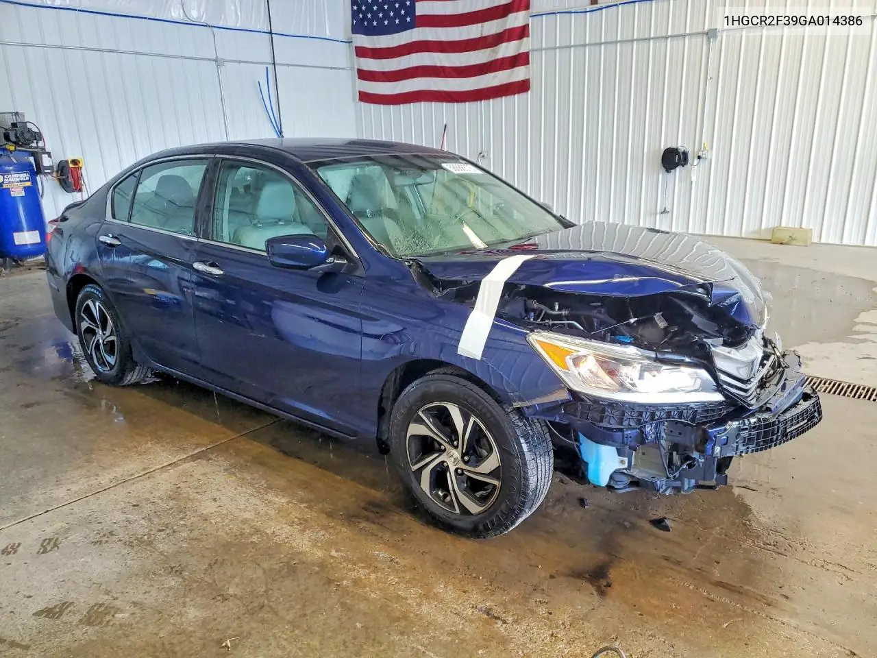 2016 Honda Accord Lx VIN: 1HGCR2F39GA014386 Lot: 58688576