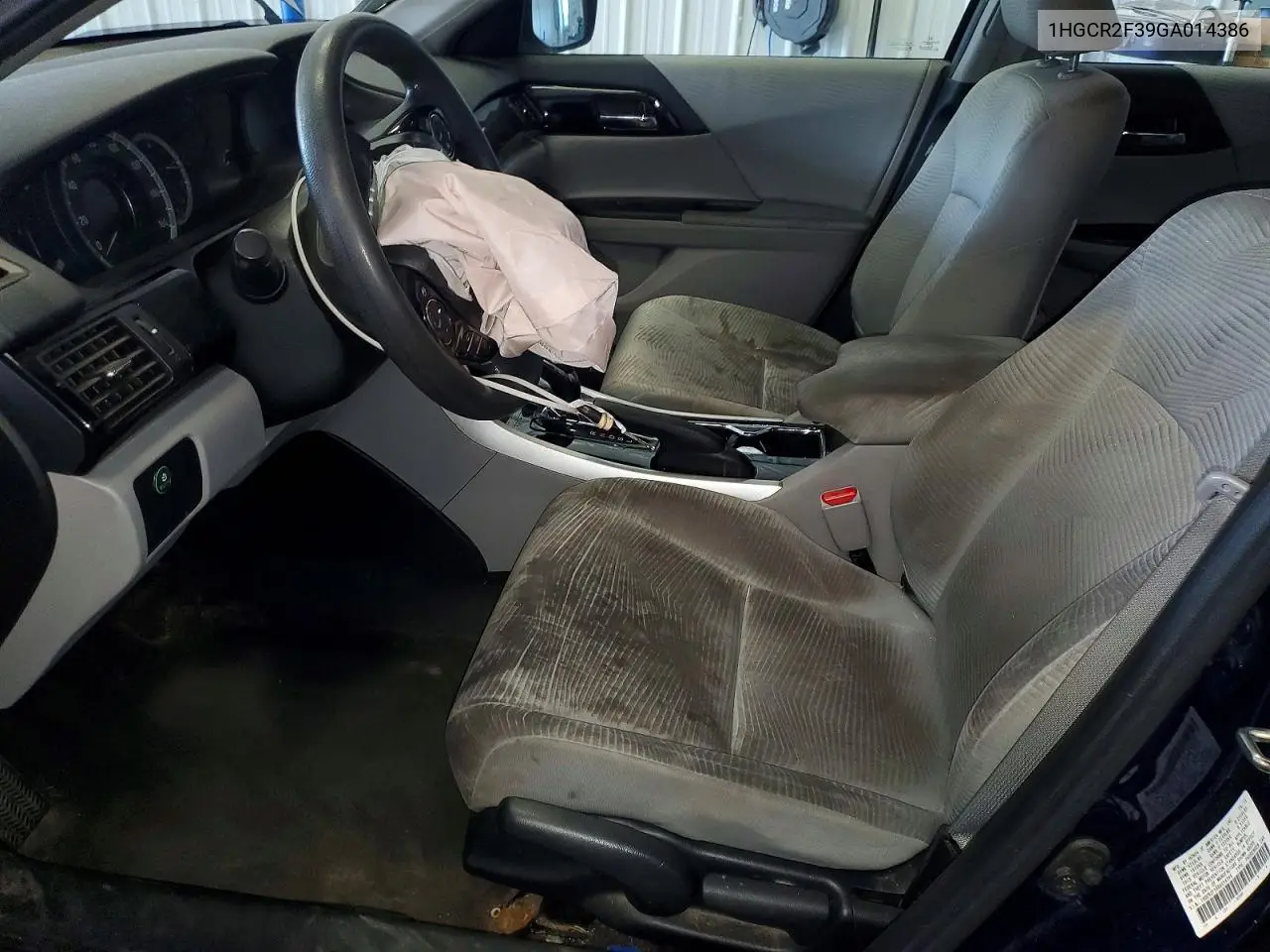 2016 Honda Accord Lx VIN: 1HGCR2F39GA014386 Lot: 58688576